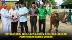 Rayakan Idul Adha 1447 H, Kodim 0906/Kkr Lakukan Pemotongan Hewan Qurban