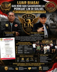 Luar Biasa! Gus Robi dan Saharuddin Lili Perkuat LIN di Sulsel, DPC LIN Kabupaten Gowa Resmi Dikukuhkan