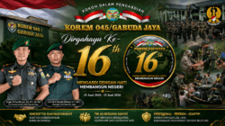 Ketua DPC LIN Bangka Induk Ucapkan Dirgahayu Korem 045/Garuda Jaya, Apresiasi Pengabdian TNI untuk Negeri