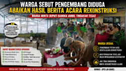 Warga Sebut Pengembang Diduga Abaikan Hasil Berita Acara Rekonstruksi, Minta Bupati Bangka Ambil Tindakan Tegas
