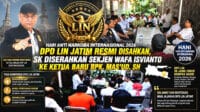 Hari Anti Narkoba Internasional 2026: DPD LIN Jatim Resmi Disahkan, SK Diserahkan Sekjen Wafa Isvianto kepada Ketua Baru Mas’ud, SH
