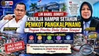 LIN Babel Soroti Kinerja Hampir Setahun Pemkot Pangkalpinang, Program Prioritas Dinilai Belum Terwujud