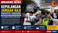 Kepulangan Jamaah Haji Kabupaten Tangerang Berlangsung Khidmat, Polsek Panongan Pastikan Pengamanan Maksimal