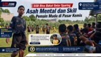 SSB Bina Bakat Gelar Laga Sparing, Asah Mental dan Skill Pemain Muda di Pasar Kemis