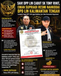 SAH! DPP LIN Cabut SK Tony Rihit, Eman Supriadi Resmi Nahkodai DPD LIN Kalimantan Tengah
