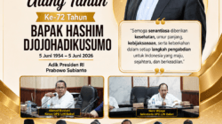 Hashim Djojohadikusumo Genap 72 Tahun, DPD LIN Bangka Belitung Sampaikan Ucapan Selamat dan Doa