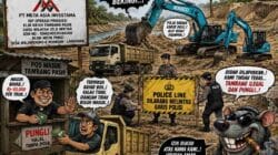 Polres Minahasa Pasang Police Line, Warga Desak Pengusutan Tambang Pasir Ilegal dan Pungli
