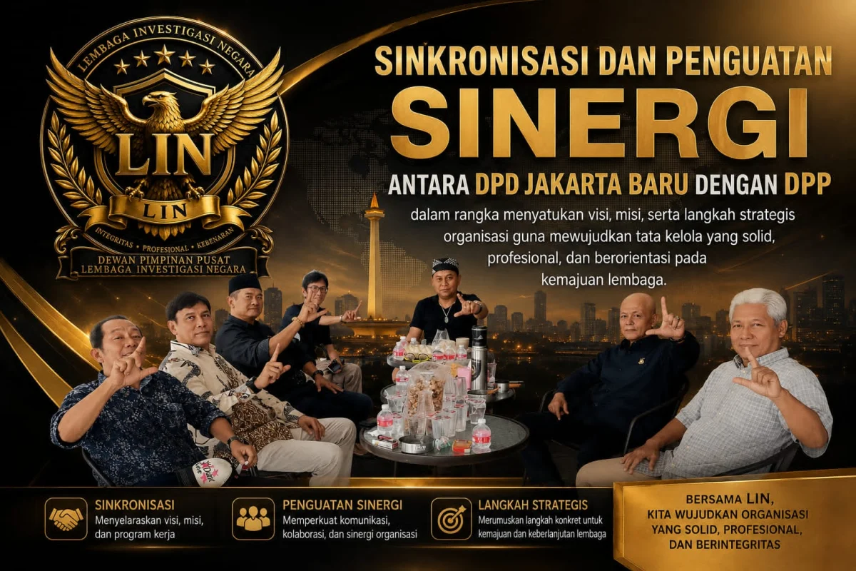 Sinkronisasi dan Penguatan Sinergi antara DPD Jakarta Baru dengan DPP dalam Rangka Menyatukan Visi, Misi, serta Langkah Strategis Organisasi