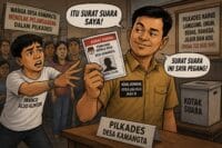 Pilkades Kamangta Dipertanyakan, Noval Komaeng Diduga Pegang Surat Suara Milik Franco Aldo Klinten