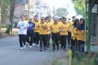 Polres Pasuruan Gelar Olahraga Bersama Meriahkan Hari Bhayangkara ke-80