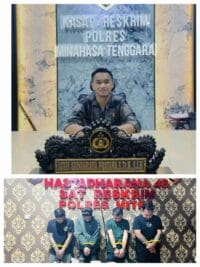 Kasat Reskrim Turun Langsung, Polres Mitra Amankan Empat Orang Terkait Senjata Angin