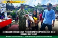 Babinsa Loa Duri Ulu Harap Program BPNT Mampu Ringankan Beban Ekonomi Masyarakat