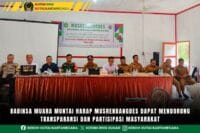 Babinsa Muara Muntai Harap Musrenbangdes dapat Mendorong Transparansi dan Partisipasi Masyarakat