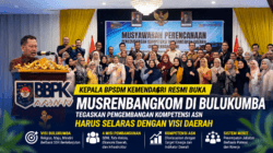 Kepala BPSDM Kemendagri Resmi Buka Musrenbangkom di Bulukumba, Tegaskan Pengembangan Kompetensi ASN Harus Selaras dengan Visi Daerah