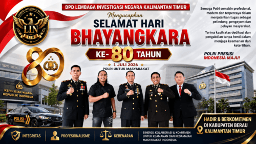 Momen Hari Bhayangkara ke-80, Lembaga Investigasi Negara Resmi Hadir di Kalimantan Timur, Fokus Awal di Kabupaten Berau