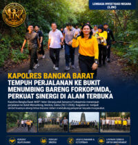 Kapolres Bangka Barat Tempuh Perjalanan ke Bukit Menumbing Bersama Forkopimda, Perkuat Sinergi di Alam Terbuka