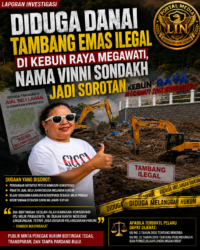 Diduga Danai Tambang Emas Ilegal di Kawasan Kebun Raya Megawati, Nama Vinni Sondakh Jadi Sorotan