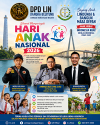 Sambut Hari Anak Nasional 2026, DPD LIN Babel: Anak Indonesia Adalah Harapan Masa Depan Bangsa