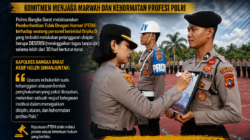 Polres Bangka Barat Tegakkan Disiplin, Personel Desersi Di-PTDH