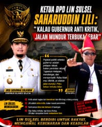 Ketua DPD LIN Sulsel Tantang Gubernur Soal Kritik: “Kalau Anti Kritik, Jalan Mundur Terbuka Lebar”