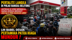Pertalite Langka di Pulau Bangka Belitung, Antrean SPBU Mengular dan Harga Eceran Tembus Rp13 Ribu Lebih