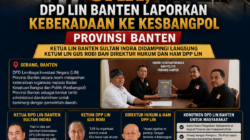 Sah, DPD LIN Banten Laporkan Keberadaan ke Kesbangpol Provinsi Banten