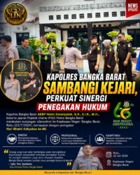 Kapolres Bangka Barat Sambangi Kejari, Perkuat Sinergi Penegakan Hukum di Hari Bhakti Adhyaksa ke-66
