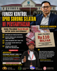 Sorotan Investigasi: Di Mana Fungsi Pengawasan DPRD Sorong Selatan atas Dana Pinjaman Rp110 Miliar?