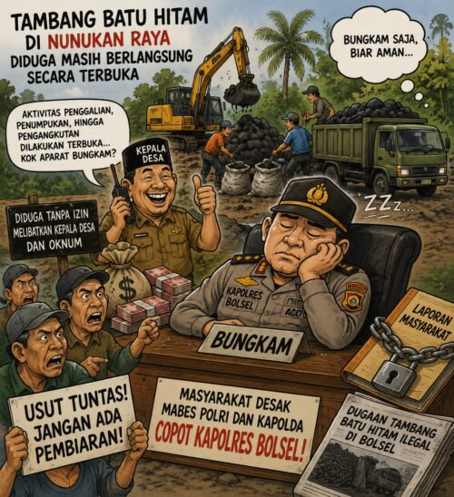 Dugaan Tambang Batu Hitam Tanpa Izin di Bolsel Belum Tersentuh, LIN: Negara Jangan Kalah oleh Perampok Kekayaan Alam