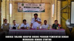 Babinsa Tanjung Harapan Dukung Program Pemerintah Dengan Menghadiri Rembug Stunting