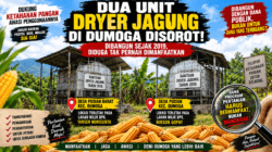 Dua Unit Dryer Jagung di Dumoga Disorot, Dibangun Sejak 2019 Diduga Mangkrak dan Tak Dimanfaatkan Petani