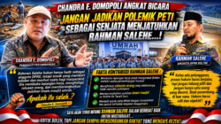 Chandra E. Domopoli,Jangan Jadikan Polemik PETI sebagai Senjata Menjatuhkan Rahman Salehe.