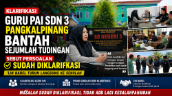 Guru PAI SDN 3 Pangkalpinang Bantah Sejumlah Tudingan, LIN Babel: Persoalan Telah Diklarifikasi