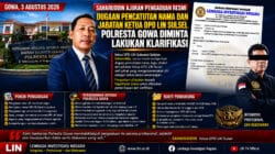 DPD LIN Sulsel Resmi Adukan Dugaan Pencatutan Nama ke Polresta Gowa, Minta Polisi Verifikasi Legalitas Kepengurusan