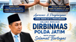 Gus Robi Irawan Wiratmoko Apresiasi Dedikasi Dirbinmas Polda Jatim, Ucapkan Selamat Bertugas kepada Kombes Pol Darman