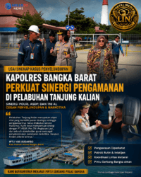 Usai Ungkap Kasus Penyelundupan, Kapolres Bangka Barat Perkuat Sinergi Pengamanan di Pelabuhan Tanjung Kalian