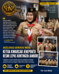Akselerasi Generasi Muda: Pelepasan Kontingen Jambore Jeneponto Bukan Sekadar Seremoni