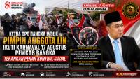 Ketua DPC Bangka Induk Pimpin Anggota LIN Ikuti Karnaval 17 Agustus, Tegaskan Peran Kontrol Sosial