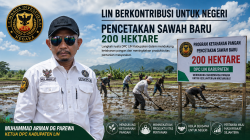 Lembaga Investigasi Negara Dorong Ketahanan Pangan, DPC Kabupaten Siapkan 200 Hektare Lahan Persawahan