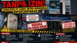 TIANG TELKOM DIDUGA “DIPAKAI” PT CAREL, LEGALITAS DIPERTANYAKAN — TELKOM DIMINTA TEGAS, IZIN BISA DITINJAU!.