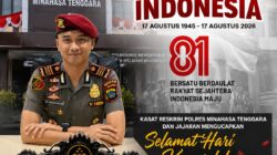 Kasat Reskrim Polres Mitra dan Jajaran: Semangat Kemerdekaan, Semangat Mengabdi untuk Negeri.
