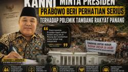 KANNI Minta Presiden Prabowo Beri Perhatian Serius terhadap Polemik Tambang Rakyat Panang.