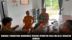 Babinsa Tingkatkan Koordinasi dengan Aparatur Desa Melalui Kegiatan Komsos
