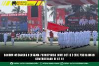 Dandim 0906/Kkr Bersama Forkopimda Ikuti Detik Detik Proklamasi Kemerdekaan RI Ke 81