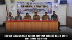 Babinsa Sebelimbingan, Bangun Komitmen Bersama dalam Upaya Pencegahan Gizi Buruk