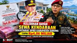 KELEBIHAN BAYAR SEWA KENDARAAN SEKRETARIAT DPRD KABUPATEN SORONG CAPAI Rp4,06 MILIAR, TINDAK LANJUT TEMUAN BPK DIPERTANYAKAN