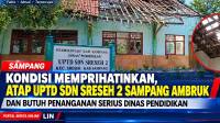 Kondisi Memprihatinkan, Atap UPTD SDN Sreseh 2 Sampang Ambruk dan Butuh Penanganan Serius