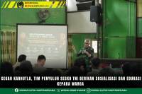 Cegah Karhutla, Tim Penyuluh Sesko TNI Berikan Sosialisasi dan Edukasi kepada Warga