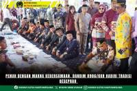 Penuh Dengan Makna Kebersamaan, Dandim 0906/Kkr Hadiri Tradisi Beseprah