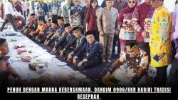 Penuh Dengan Makna Kebersamaan, Dandim 0906/Kkr Hadiri Tradisi Beseprah